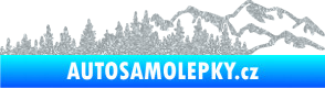 Samolepka Krajina hory 030 pravá Ultra Metalic stříbrná metalíza