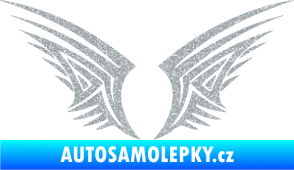 Samolepka Křídla 005 Ultra Metalic stříbrná metalíza