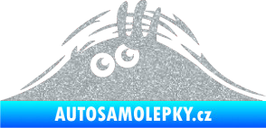 Samolepka Kuk 001 levá šmírák Ultra Metalic stříbrná metalíza