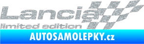 Samolepka Lancia limited edition pravá Ultra Metalic stříbrná metalíza