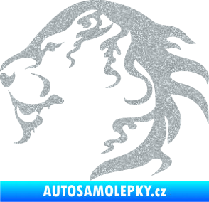 Samolepka Lev 003 levá Ultra Metalic stříbrná metalíza
