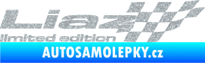 Samolepka Liaz limited edition pravá Ultra Metalic stříbrná metalíza