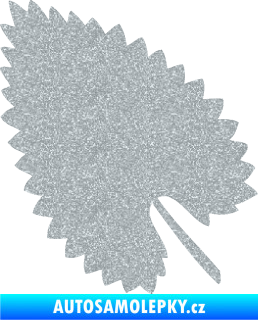 Samolepka List 001 levá Ultra Metalic stříbrná metalíza