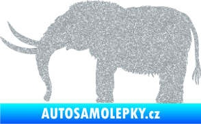 Samolepka Mamut 001 levá Ultra Metalic stříbrná metalíza