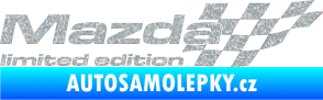 Samolepka Mazda limited edition pravá Ultra Metalic stříbrná metalíza