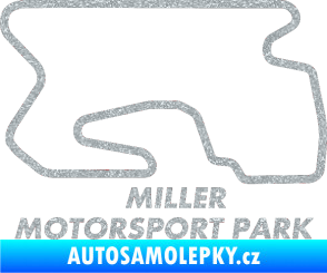 Samolepka Okruh Miller Motorsport Park outer Ultra Metalic stříbrná metalíza