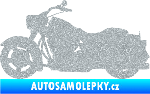 Samolepka Motorka 045 levá Harley Davidson Ultra Metalic stříbrná metalíza
