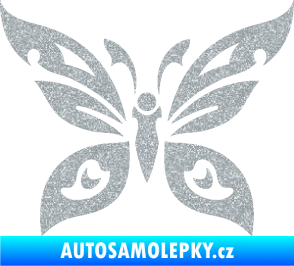 Samolepka Motýl 014 Ultra Metalic stříbrná metalíza
