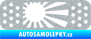Samolepka Náplast 002 pravá Ultra Metalic stříbrná metalíza
