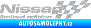 Samolepka Nissan limited edition pravá Ultra Metalic stříbrná metalíza