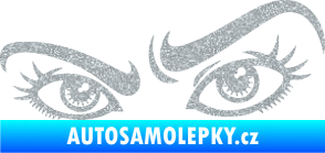 Samolepka Oči 004 levá Ultra Metalic stříbrná metalíza
