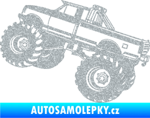 Samolepka Off Road 003 levá Ultra Metalic stříbrná metalíza