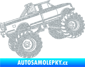 Samolepka Off Road 003 pravá Ultra Metalic stříbrná metalíza