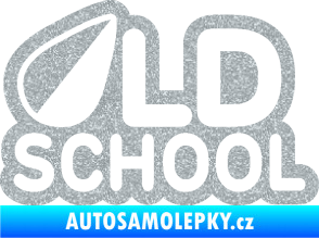 Samolepka Old School 002 Ultra Metalic stříbrná metalíza