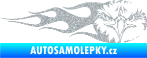 Samolepka Orel 004 pravá Ultra Metalic stříbrná metalíza