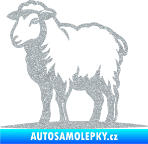 Samolepka Ovce 002 levá Ultra Metalic stříbrná metalíza