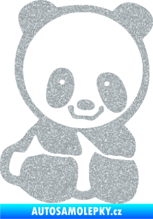 Samolepka Panda 009 pravá baby Ultra Metalic stříbrná metalíza