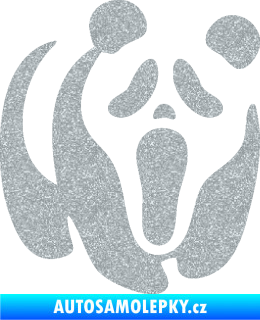 Samolepka Panda 014 pravá maska Vřískot Ultra Metalic stříbrná metalíza