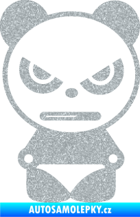 Samolepka Panda boy Ultra Metalic stříbrná metalíza