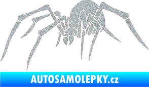 Samolepka Pavouk 002  levá Ultra Metalic stříbrná metalíza
