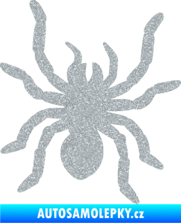 Samolepka Pavouk 014 pravá Ultra Metalic stříbrná metalíza