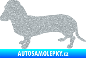 Samolepka Pes 094 levá Baset Ultra Metalic stříbrná metalíza