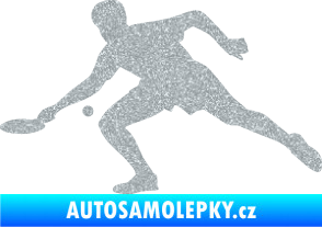 Samolepka Ping pong 001 levá Ultra Metalic stříbrná metalíza