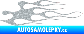 Samolepka Plameny 016 Ultra Metalic stříbrná metalíza