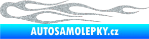 Samolepka Plameny 024 Ultra Metalic stříbrná metalíza