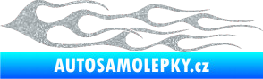 Samolepka Plameny 028 Ultra Metalic stříbrná metalíza