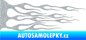 Samolepka Plameny 036 Ultra Metalic stříbrná metalíza