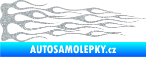 Samolepka Plameny 046 Ultra Metalic stříbrná metalíza