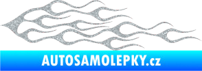Samolepka Plameny 052 Ultra Metalic stříbrná metalíza