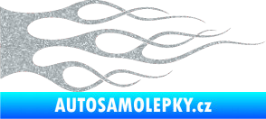 Samolepka Plameny 056 Ultra Metalic stříbrná metalíza