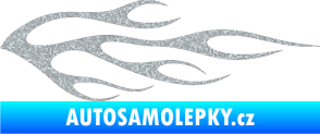 Samolepka Plameny 058 Ultra Metalic stříbrná metalíza
