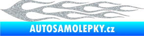 Samolepka Plameny 061 Ultra Metalic stříbrná metalíza