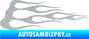 Samolepka Plameny 074 Ultra Metalic stříbrná metalíza