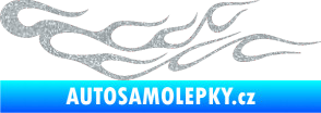 Samolepka Plameny 083 Ultra Metalic stříbrná metalíza