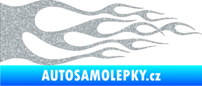 Samolepka Plameny 086 Ultra Metalic stříbrná metalíza