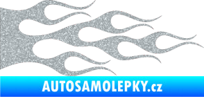 Samolepka Plameny 088 Ultra Metalic stříbrná metalíza