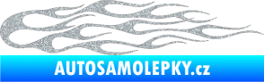 Samolepka Plameny 096 Ultra Metalic stříbrná metalíza
