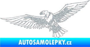 Samolepka Predators 028 levá sup Ultra Metalic stříbrná metalíza