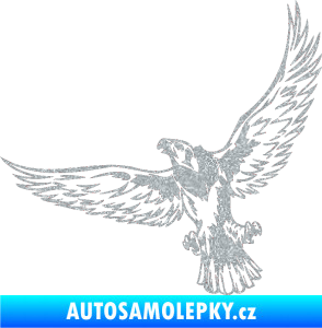 Samolepka Predators 044 levá Ultra Metalic stříbrná metalíza