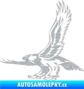 Samolepka Predators 068 levá Ultra Metalic stříbrná metalíza