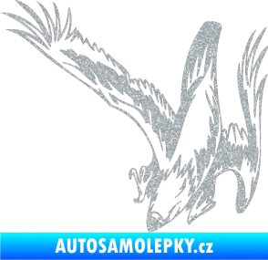 Samolepka Predators 069 levá Ultra Metalic stříbrná metalíza