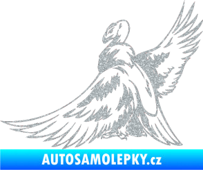 Samolepka Predators 071 levá sup Ultra Metalic stříbrná metalíza