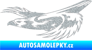 Samolepka Predators 093 levá Ultra Metalic stříbrná metalíza