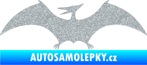 Samolepka Pterodactylus 001 levá Ultra Metalic stříbrná metalíza