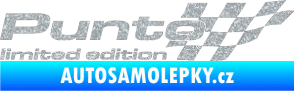 Samolepka Punto limited edition pravá Ultra Metalic stříbrná metalíza