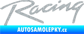 Samolepka Racing 003 Ultra Metalic stříbrná metalíza